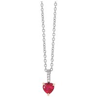 Collana Mabina Donna Rouge in Argento Zirconia 553122 - 553122